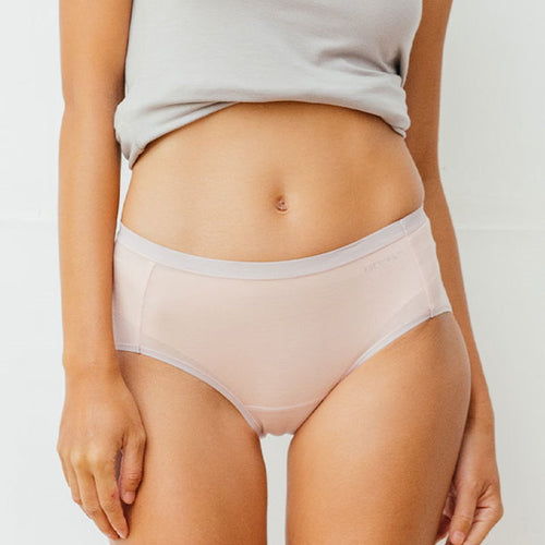 純淨抗菌，中腰內褲 5 件組 (包色組)