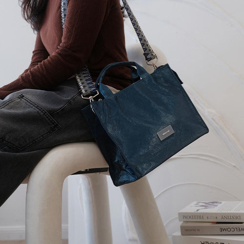 韓國皺皺兩用方包