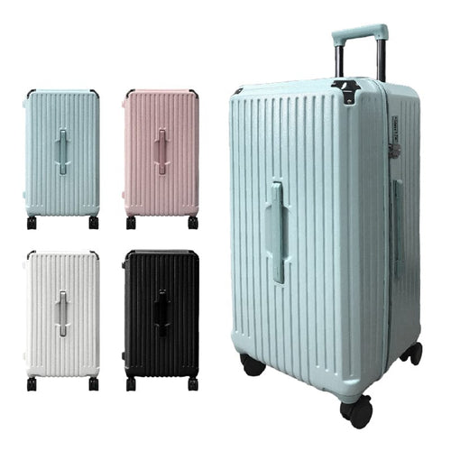 26吋拉鍊胖胖行李箱+太空人香水吊卡5片裝