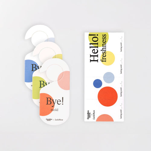 【無死角防護1+1組】防霉抑菌香氛吊卡_檸檬紅茶_單包組(共3片)+防霉抑菌香氛長方卡_迷迭山林_單包組