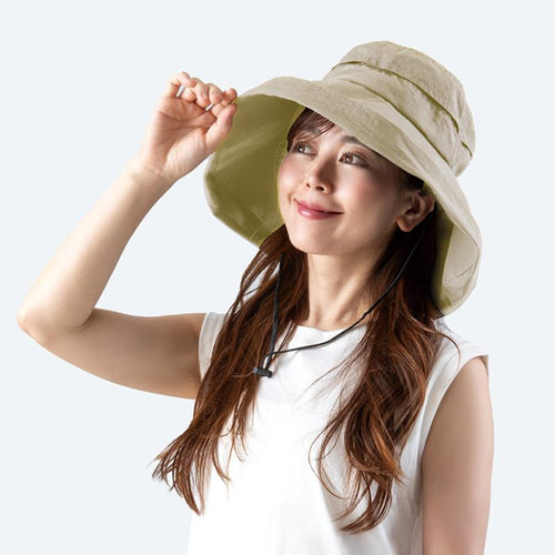 【預購】抗 UV 涼感寬簷遮陽帽