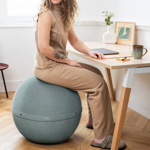 防潑水美型正姿瑜珈球椅（夏日都會版）