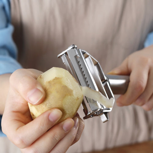 德國 2in1 多功能不鏽鋼削皮器
