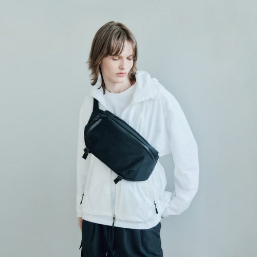 Stewart W20多功能輕便單肩包(黑/雲朵灰)