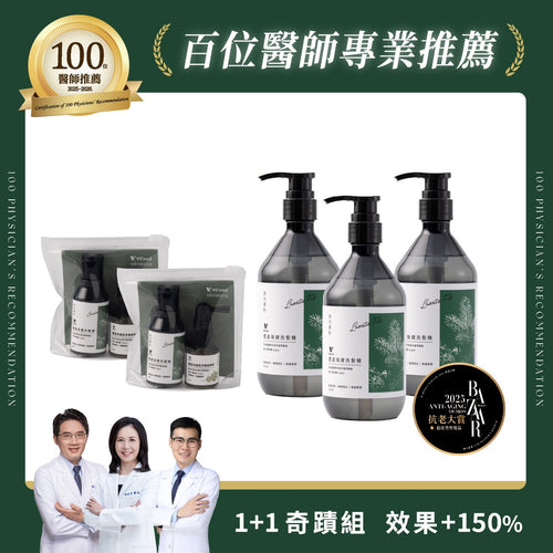 【豪華養髮囤貨組】雪松醇豐盈強健洗髮精 500ml 3入組 + 養髮旅行組 x2