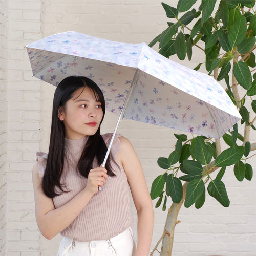 50公分 2 side 遮光傘(花瓣白)-NO.2492