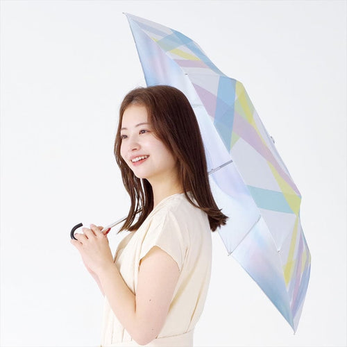50公分 2 side 遮光傘彎把(彩色緞帶)-NO.2428