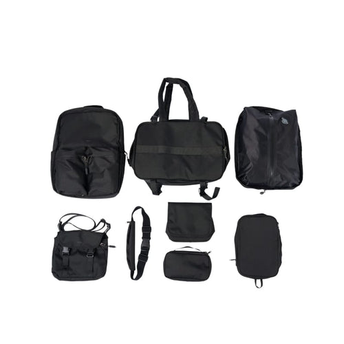 .zipack5 旅行解壓縮後背包八件組