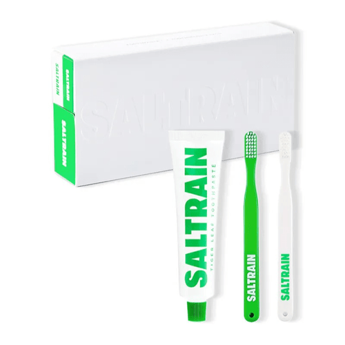 積雪草牙膏牙刷三件組-綠