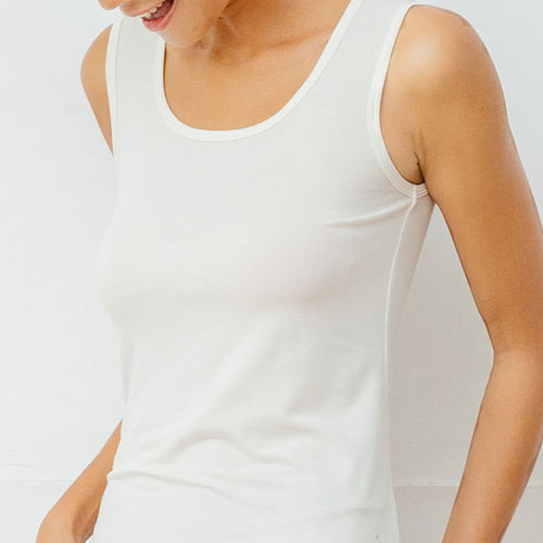 寬肩帶背心 海洋純淨