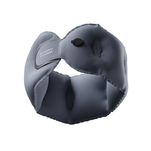 捲捲充氣護頸枕(EQ2) 口袋旅行枕 10秒快速充氣 環繞支撐 軟硬可調 多色可選