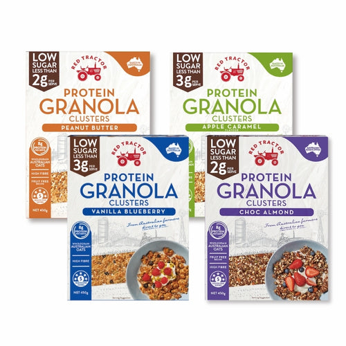 低糖烘烤堅果穀物燕麥片-任選口味-3盒組