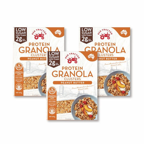 低糖烘烤堅果穀物燕麥片(花生海鹽)(450g)-3盒組