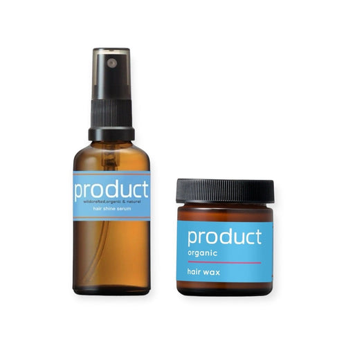 造型護髮經典萬用髮蠟(柑橘) 42g+亮澤護髮精華 50ml