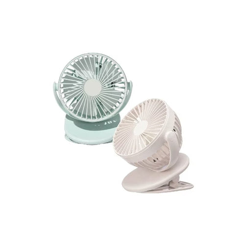 日系簡約風USB桌/夾式充電扇UD705