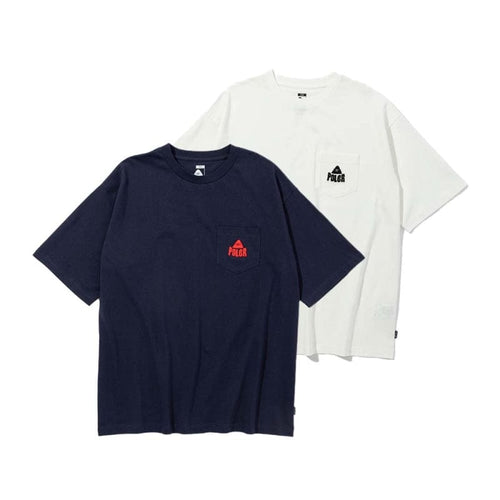 日本限定  POLER刺繡口袋寬版短袖Tee (共2色)