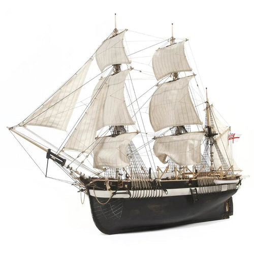 HMS Terror 極地探險船驚懼號與專屬顏料組  - 奧克爾精品木質模型船動手造 | 難易度 : 中