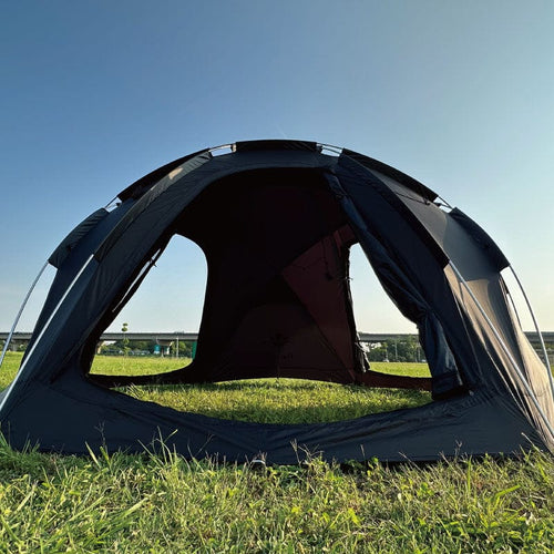 黑化野營球形雙層帳 BaseCamp Black (3.8×3.4m 6人)(單黑球帳)
