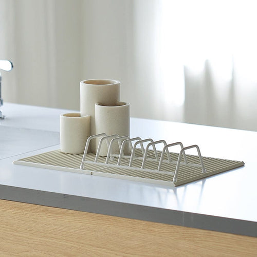 砂岩餐具瀝水架3件組-多色可選