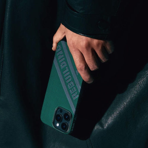 iPhone16 Pro/ProMax 芳綸纖維磁吸殼 Re-TROS X PITAKA 聯名設計款