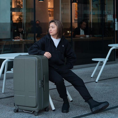 INV  26吋 雙前開剎車 拉鍊箱 七色