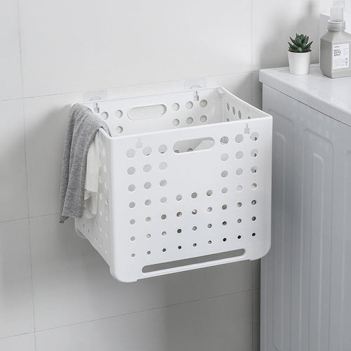 壁掛式可折疊洗衣籃/收納籃/置物籃
