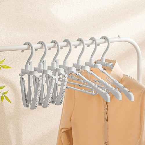 旅行便攜折疊式伸縮衣架-3入