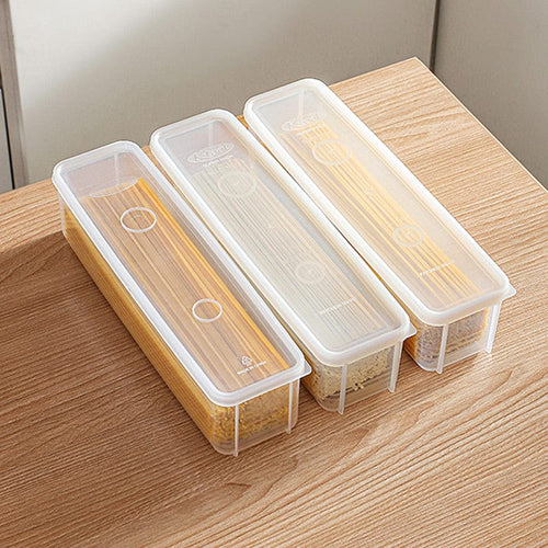 長型保鮮盒/麵條收納保存盒-1.3L-3入