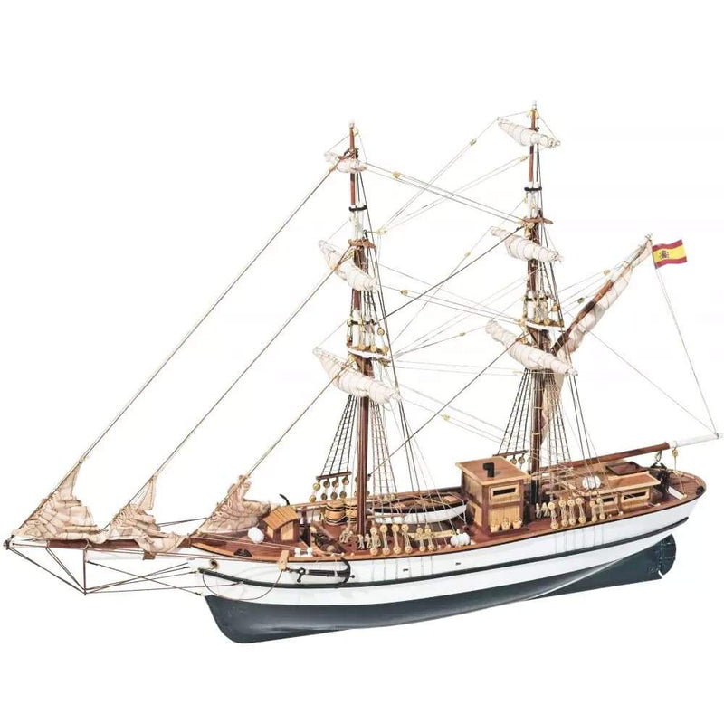 Aurora 極光號多功雙桅橫帆船| 奧克爾木製精品組裝模型| 巧手成就