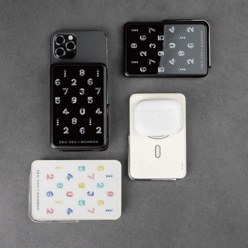 【獨家贈送快充電線組】SOU・SOU聯名限量款 輕薄磁吸行動電源10000mAh