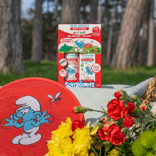 The Smurfs 藍色小精靈限定款｜全效防蚊聯名禮盒(贈兒童飛盤)