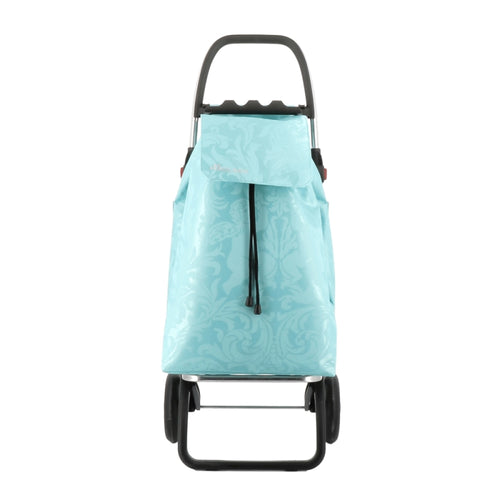 2L摺疊兩輪時尚購物車(水藍)