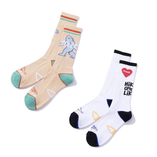 日本限定-滑板風長襪 (共2色)