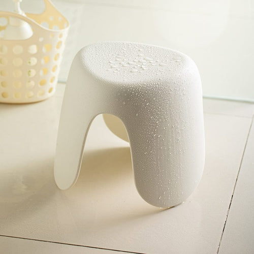 日系奶油風小椅凳/穿鞋椅/浴室椅凳