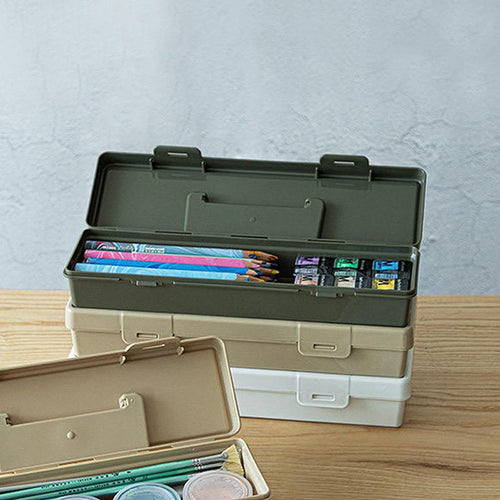 日系手提式PP收納箱/工具箱(加長款)