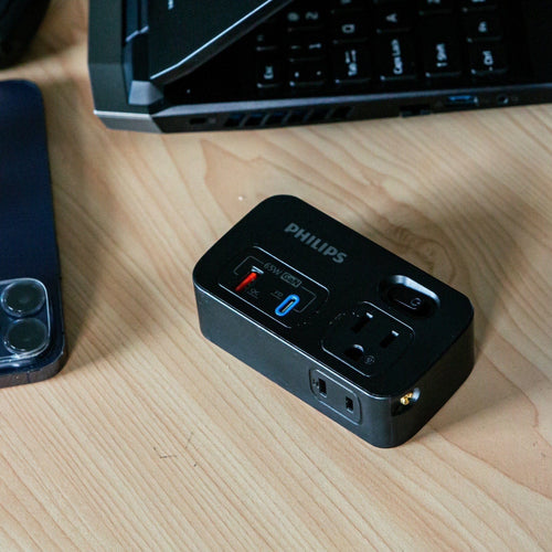 一開二 65W PD多功能壁插轉接器 (附加USB充電座) CHP9026-2色可選