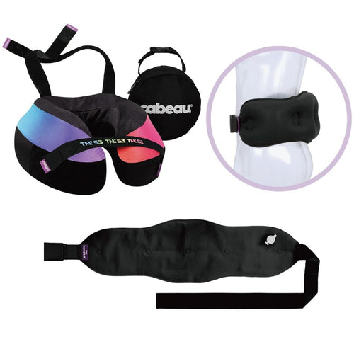 旅途神隊友-S3頸枕TNE+護腰帶經典嘴吹版(飛機枕)