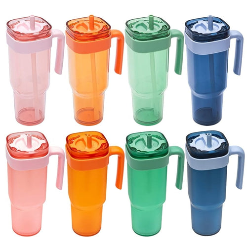 Prestoor Tumbler 轉轉吸管冷水杯1000ml (輕量隨行環保杯/多款可選)