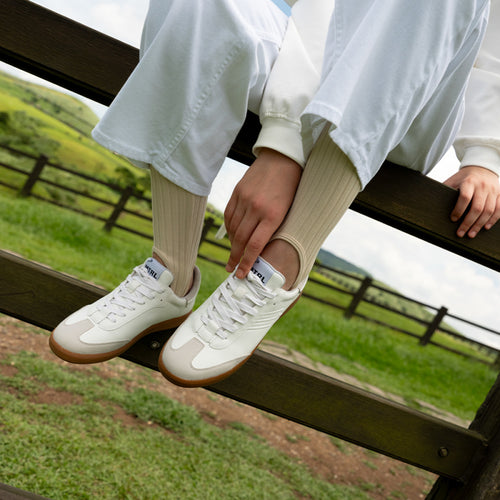 防潑水真皮德訓鞋