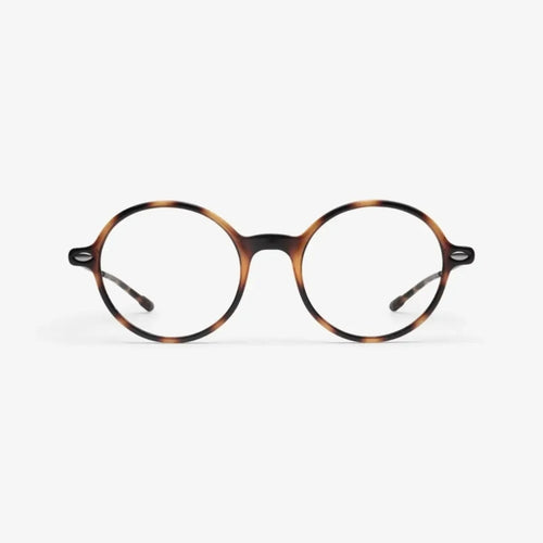 時尚造型老花眼鏡-鏡腳便攜款（Milo款-玳瑁色）