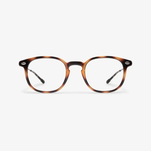 時尚造型老花眼鏡-鏡腳便攜款（Alma款-玳瑁色）