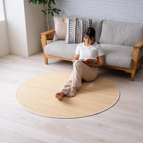 竹製地毯Lira Ø140x0.6cm