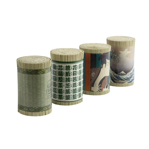 藺草除臭捲Deo-Grass文化款 Ø6.5x10cm 系列任選4入組任選(富士山、漢字、無印風、浮世繪、榻榻米)