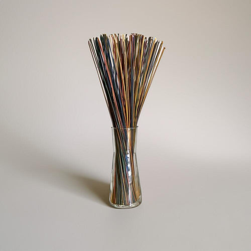 【交換禮物】染色藺草花藝束FraGrass L70cm（三件組）