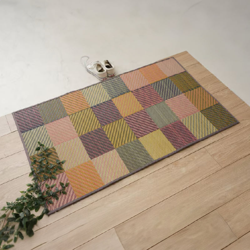 藺草腳踏墊ColorBlock 60x90x0.6cm | IKEHIKO 日本池彥| citiesocial