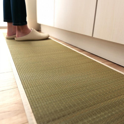 【聖誕優惠】藺草腳踏墊Mirai 35x120x0.6cm