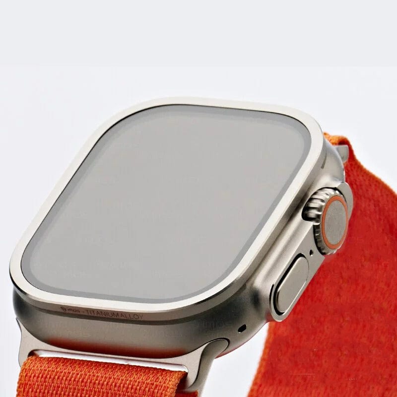 Apple Watch Ultra(CNC霧面) 藍寶石鈦合金框手錶保護貼