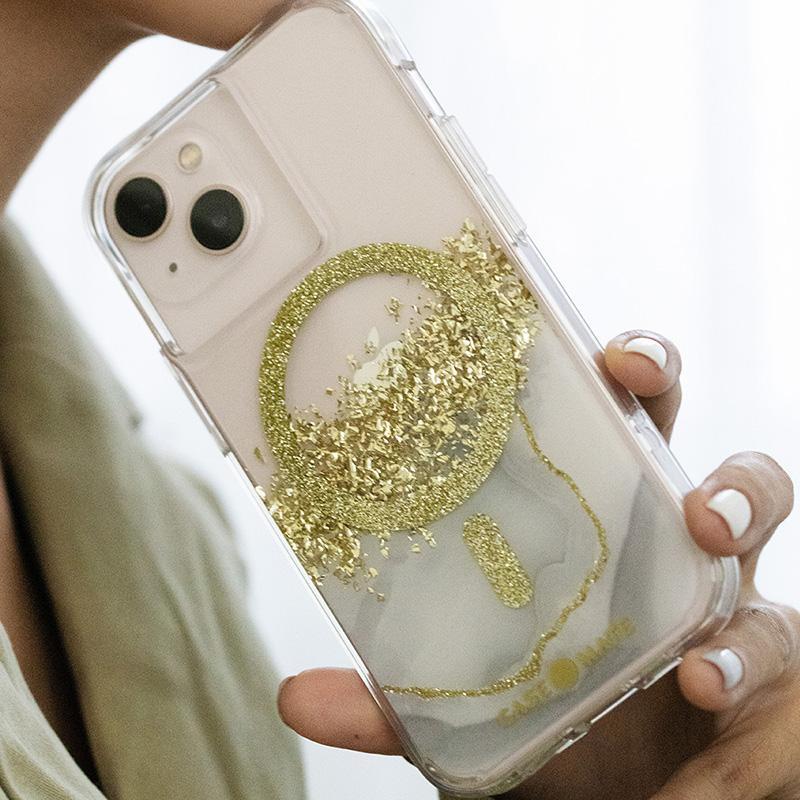 Karat Marble MagSafe版 iPhone 13系列 鎏金石紋防摔抗菌手機保護殼