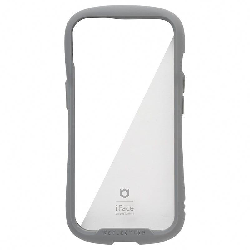 日本 iFace iPhone 14 Reflection 抗衝擊強化玻璃保護殼 - 莫蘭迪灰色