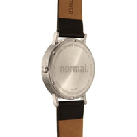 Extra Normal Grande 真皮38mm大錶面腕錶 - 白